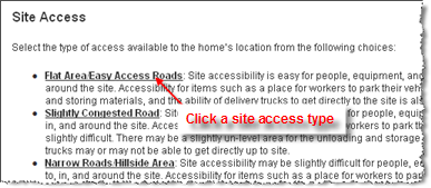 site access interactive