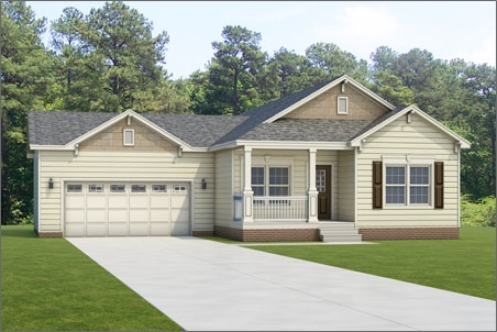 attached garage, 2 car
